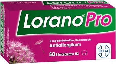 Hexal Lorano Pro 5mg Filmtabletten, 50 Stück