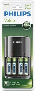 Philips MultiLife Value ładowarka w tym 4x Micro AAA Ni-MH akumulatory 800mAh