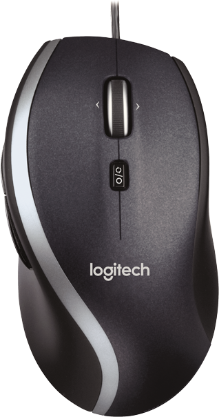 Logitech M500 Maus Laser verkabelt - USB Scrolling - Rad, Griffigkeit durch Weichgummi (910-003726)