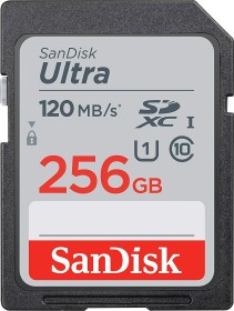 SanDisk Ultra R120 SDXC 256GB, UHS-I U1, Class 10