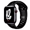 Apple Watch Nike SE (GPS + Cellular) 44mm space grau mit Sportarmband anthrazit/schwarz (MKT73FD)