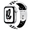 Apple Watch Nike SE (GPS) 44mm silber mit Sportarmband Pure Platinum/schwarz (MKQ73FD)