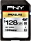PNY Pro Elite R100/W90 SDXC 128GB, UHS-I U3, Class 10 (P-SD128U3100PRO-GE)