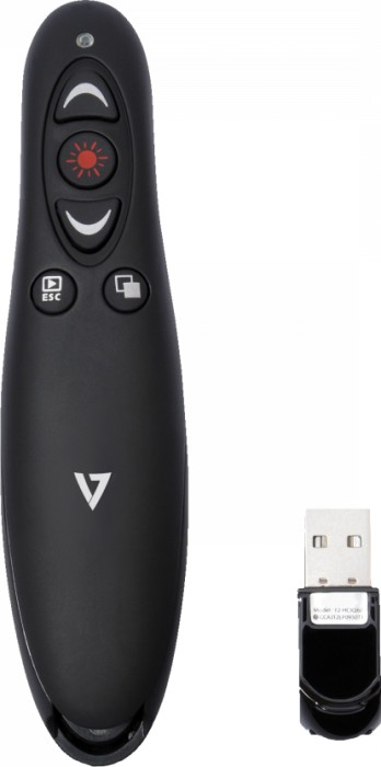 V7 Professional Wireless Red Laser Pointer and microSD czytnik kart pamięci prezenter, USB