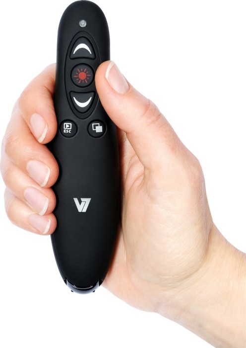 V7 Professional Wireless Red Laser Pointer and microSD czytnik kart pamięci prezenter, USB