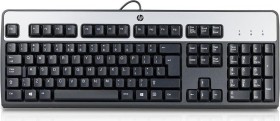 HP Standard Basis Keyboard 2004 schwarz/silber, USB, DE