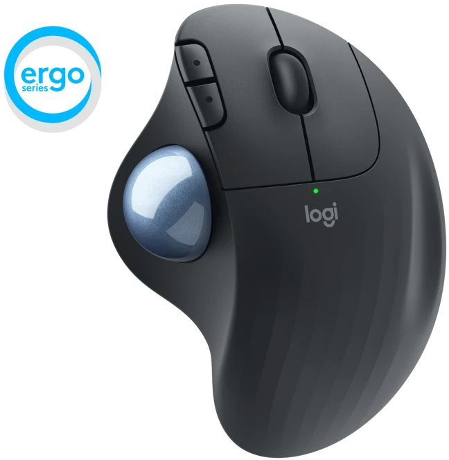 Logitech Ergo M575 Wireless Trackball for Business,  ...