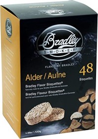 Bradley Smoker alder smoking bisquettes, 48-pack
