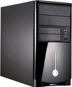 Compucase 6T10 czarny/srebrny, 400W ATX 2.2