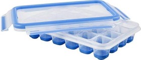 Emsa Clip&Close rechteckig Eiswürfelbox Aufbewahrungsbehälter blau