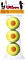Wilson Roland Garros mini Jumbo Tennisball żółty, sztuk 3 (WRT1416YD)
