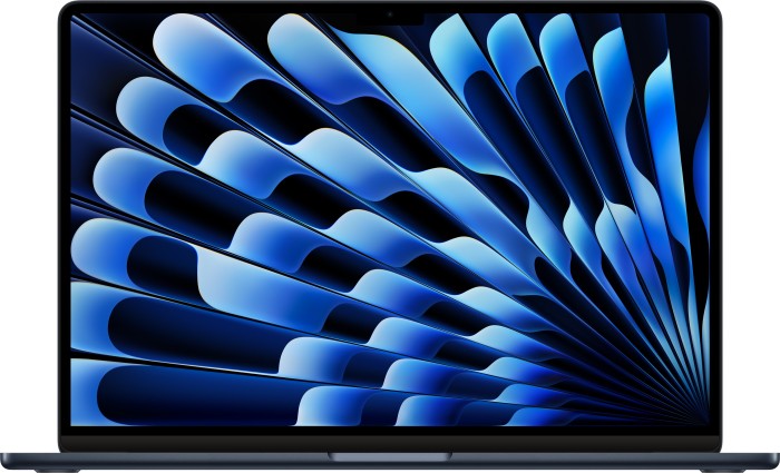 Apple MacBook Air 15", Midnight, M3 - 8 Core CPU / 10 Core GPU, 16GB RAM, 256GB SSD, DE