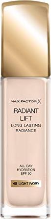 Max Factor Radiant Lift Foundation mit Hyaluronsäure 40 Light Ivory, 30ml