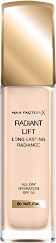 Max Factor Radiant Lift Foundation mit Hyaluronsäure 55 Golden Natural, 30ml
