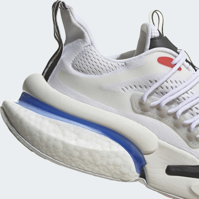 adidas Alphaboost V1 Sustainable Boost cloud white/blue fusion/bright red