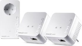devolo Magic 1 WiFi Mini Multiroom Kit, G.hn, 2.4GHz WLAN, 1x RJ-45, 3er-Bundle (8570 / 8575 / 8576 / 8577)