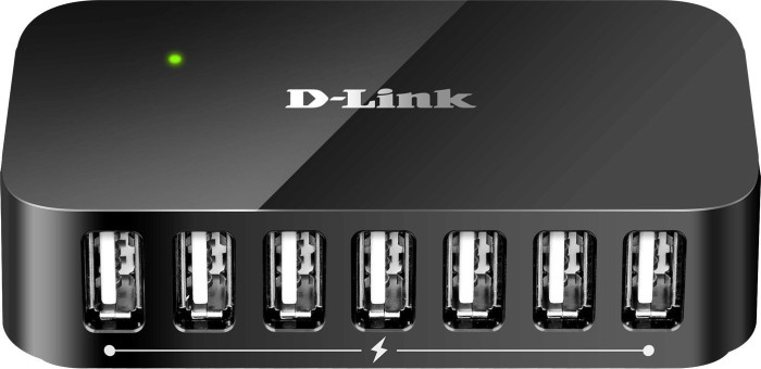 D-Link USB-Hub, 7x USB-A 2.0, USB-B 2.0 [Buchse]