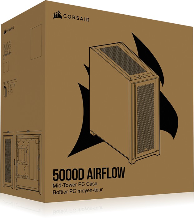 Corsair 5000D Airflow schwarz, Glasfenster