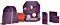 Lässig Flexy Unique purple Schulrucksack-Set 7-tlg. (1205008779)