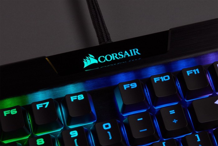 Corsair Gaming K70 RGB MK.2 Low Profile Rapidfire, MX LOW PROFILE RGB SPEED, USB, DE