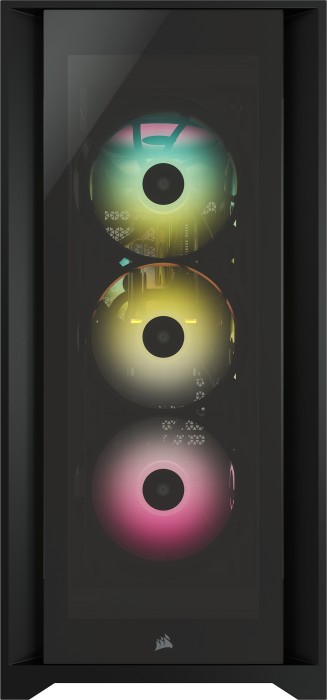 Corsair iCue 5000X RGB, czarny, szklane okno