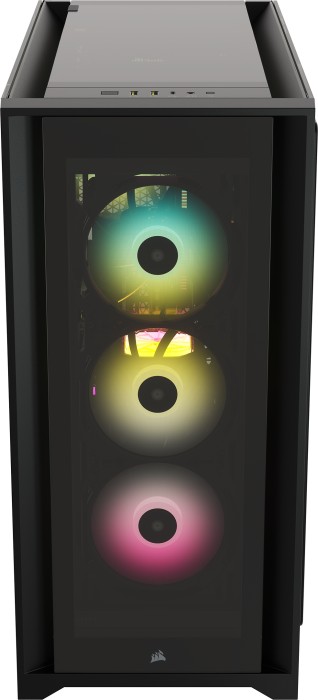 Corsair iCue 5000X RGB, czarny, szklane okno