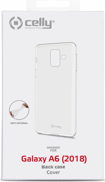 Celly Gelskin für Samsung Galaxy A6 (2018) transparent