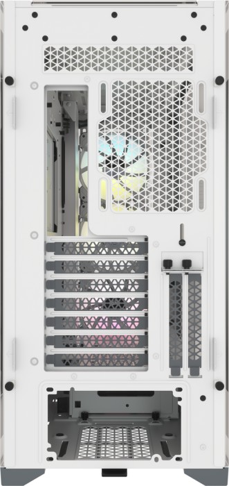 Corsair iCue 5000X RGB, biały, szklane okno