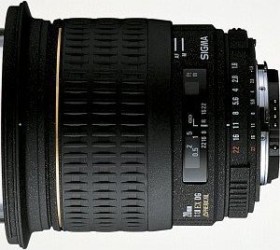 Sigma AF 20mm 1.8 EX DG Asp RF für Canon EF schwarz