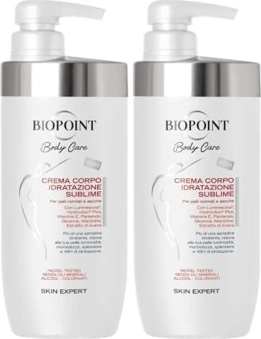 Biopoint Körpercreme – 400 Ml, Feuchtigkeitsspendend Bis 100 Stunden, Für Trockene Haut, Stärkt Hautbarriere