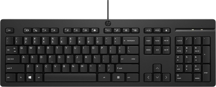 HP 125 Tastatur USB Deutsch Deutschland (266C9AA#ABD)