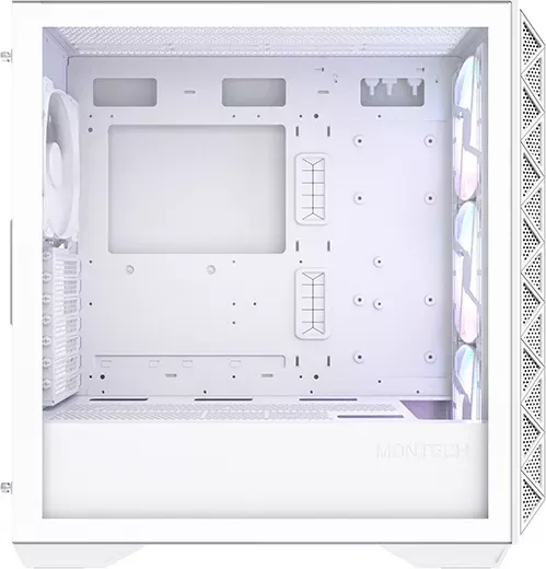 Montech Air 903 Max White, biały, szklane okno