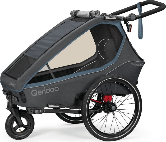 Qeridoo Kidgoo 1 przyczepa rowerowa navy blue model 2023