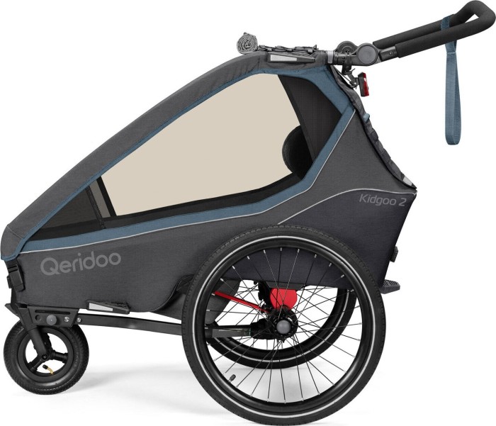 Qeridoo Kidgoo 2 przyczepa rowerowa navy blue model 2023
