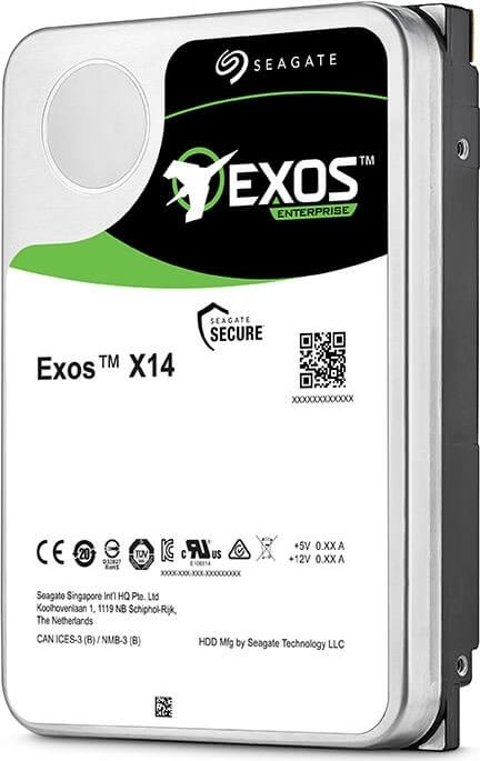 Seagate Exos X - X14 10TB, 512e/4Kn, SED, SATA 6Gb/s