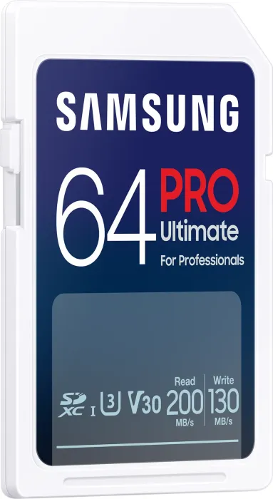 Samsung PRO Ultimate R200/W130 SDXC 64GB USB-zestaw, UHS-I U3, Class 10