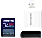 Samsung PRO Ultimate R200/W130 SDXC 64GB USB-zestaw, UHS-I U3, Class 10 Vorschaubild