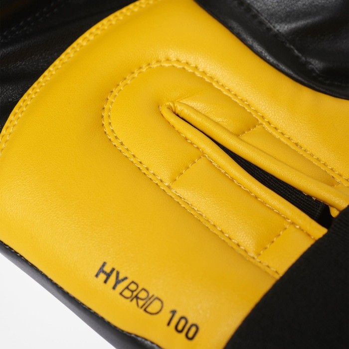 adidas Hybrid 100 Boxhandschuhe black/eqt yellow