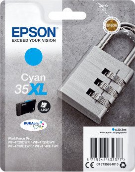 Epson tusz 35XL błękit