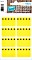 Herma Tiefkühletiketten Eiskristalle, 26x40mm, gelb, 6 Blatt (3771)