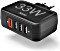 Hama Schnellladegerät 4 Ports Qualcomm 3.0 4x USB-A 33W schwarz (86414)