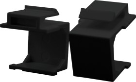 LogiLink Keystone Abdeckung, schwarz, 10er-Pack (NK0091)