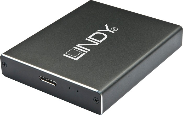 Lindy Gehäuse, M.2, USB 3.1 Micro-B