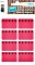 Herma Tiefkühletiketten Eiskristalle, 26x40mm, rot, 6 Blatt (3772)