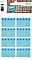 Herma Tiefkühletiketten Eiskristalle, 26x40mm, blau, 6 Blatt (3773)