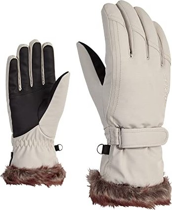 Ziener Kim skiing glove silver beige (ladies) (801117-393) starting from £  32.26 (2024) | Price Comparison Skinflint UK