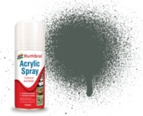Humbrol Acrylic Spray Paint 1 grey primer matt