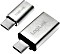 LogiLink Adapter Set USB-C 3.0 [Stecker]/USB-A 3.0 [Buchse]/USB 2.0 Micro-B [Buchse] Vorschaubild
