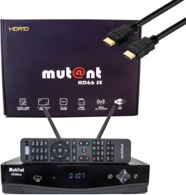 Mutant HD66 SE UHD 1x DVB-S2X Twin, festplattenvorbereitet