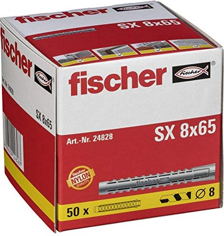 fischer Spreizdübel SX 8x65, 50er-Pack